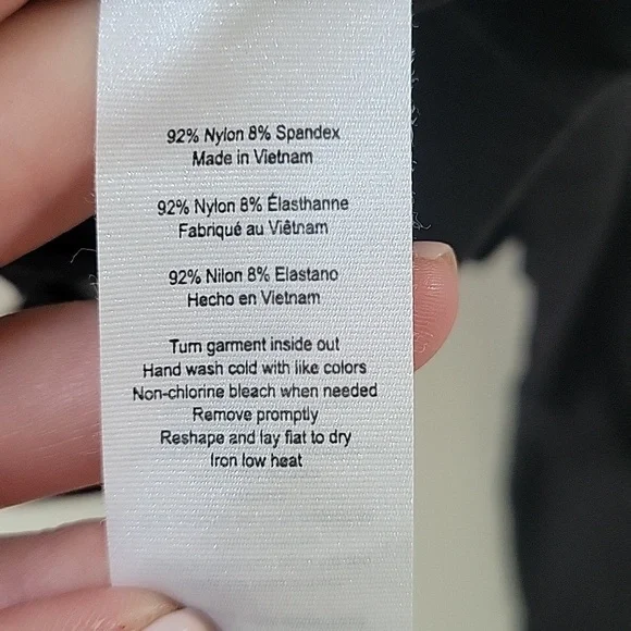 Alo Yoga Bandage Tribe Long Sleeve Top M Black - Picture 10 of 13